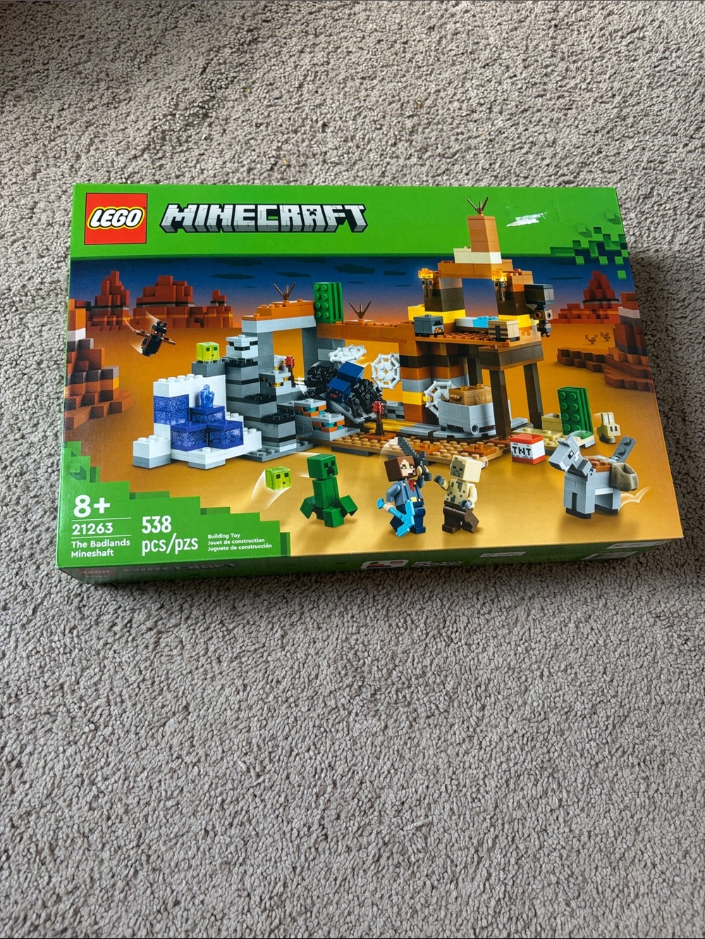 Lego Minecraft The Badlands Mineshaft Building Set